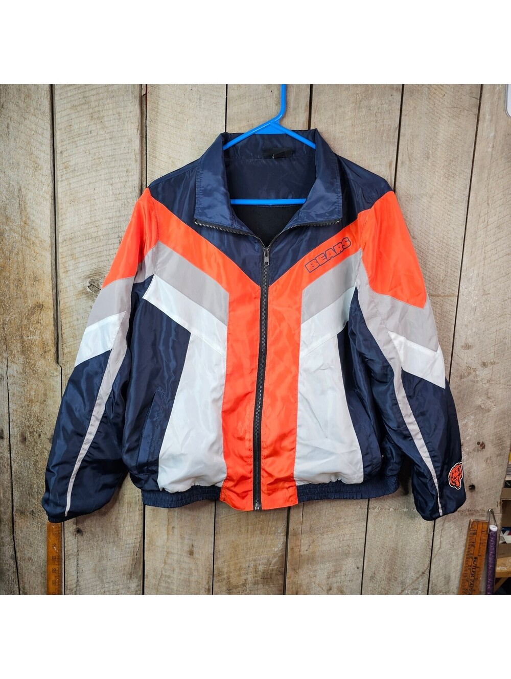 Chicago Bears The Wild Collective Windbreaker Jacket NFL Fan Apparel Men's M